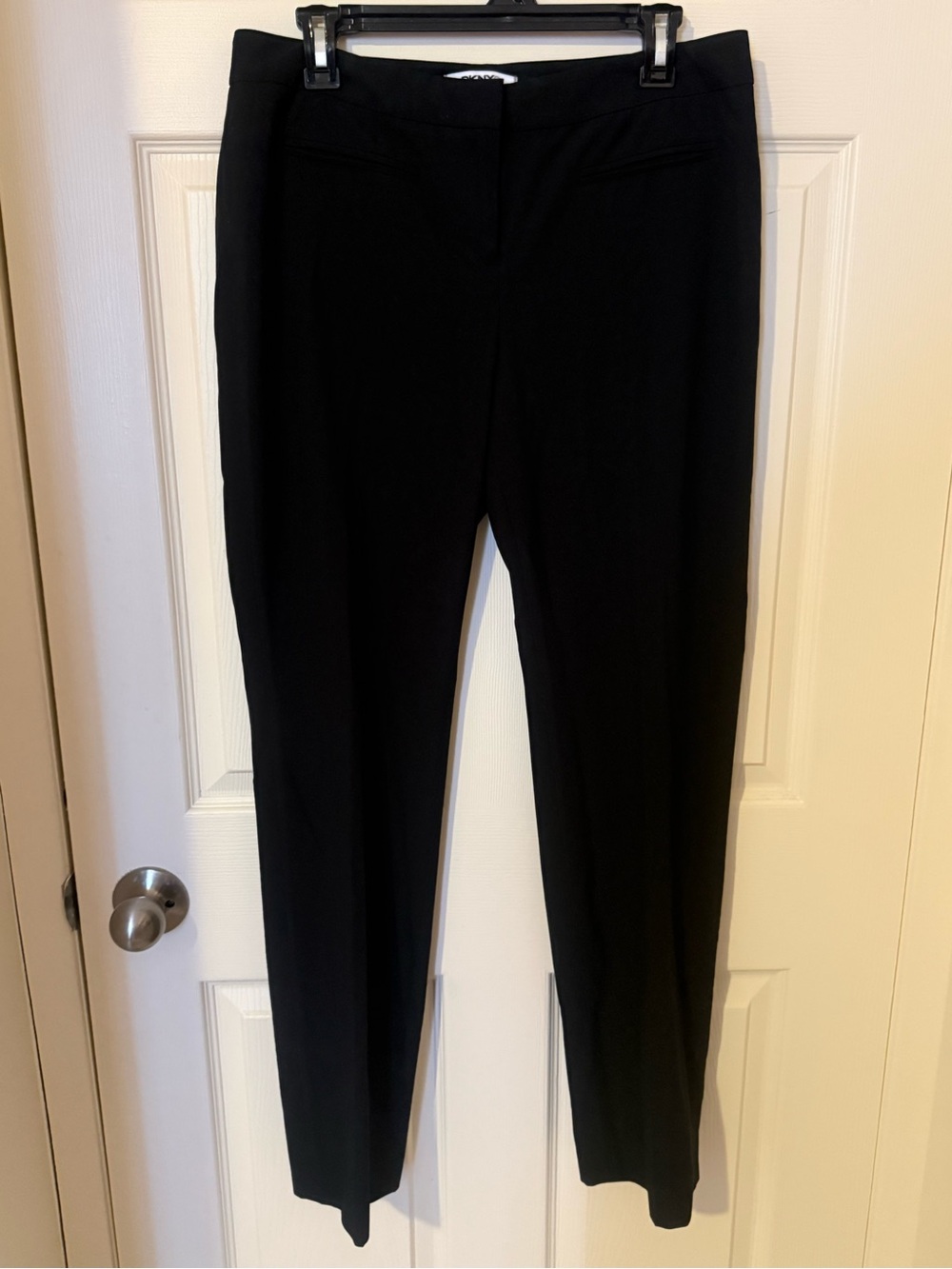 DKNYC Black Slim Ponte Ankle Trousers